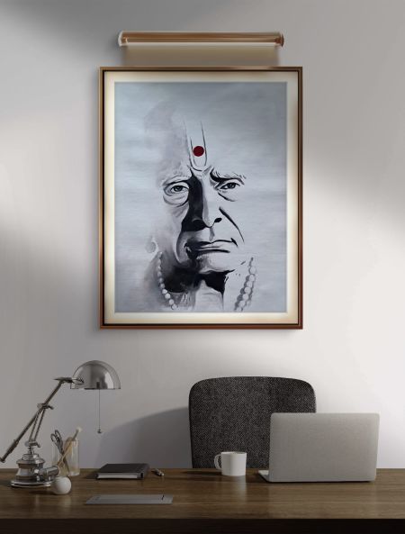 25th Special Wedding Anniversary by Commissioning a Personalized Painting of Your Spiritual Guru