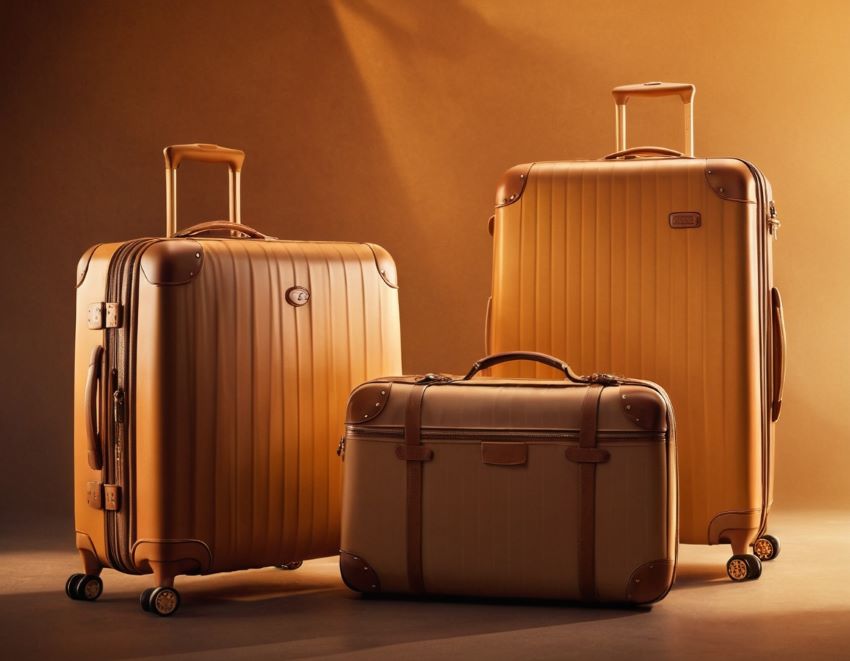 Luxury luggage set as a Retirement Gift for Uncle, gift on retirement for uncle, retirement gift 