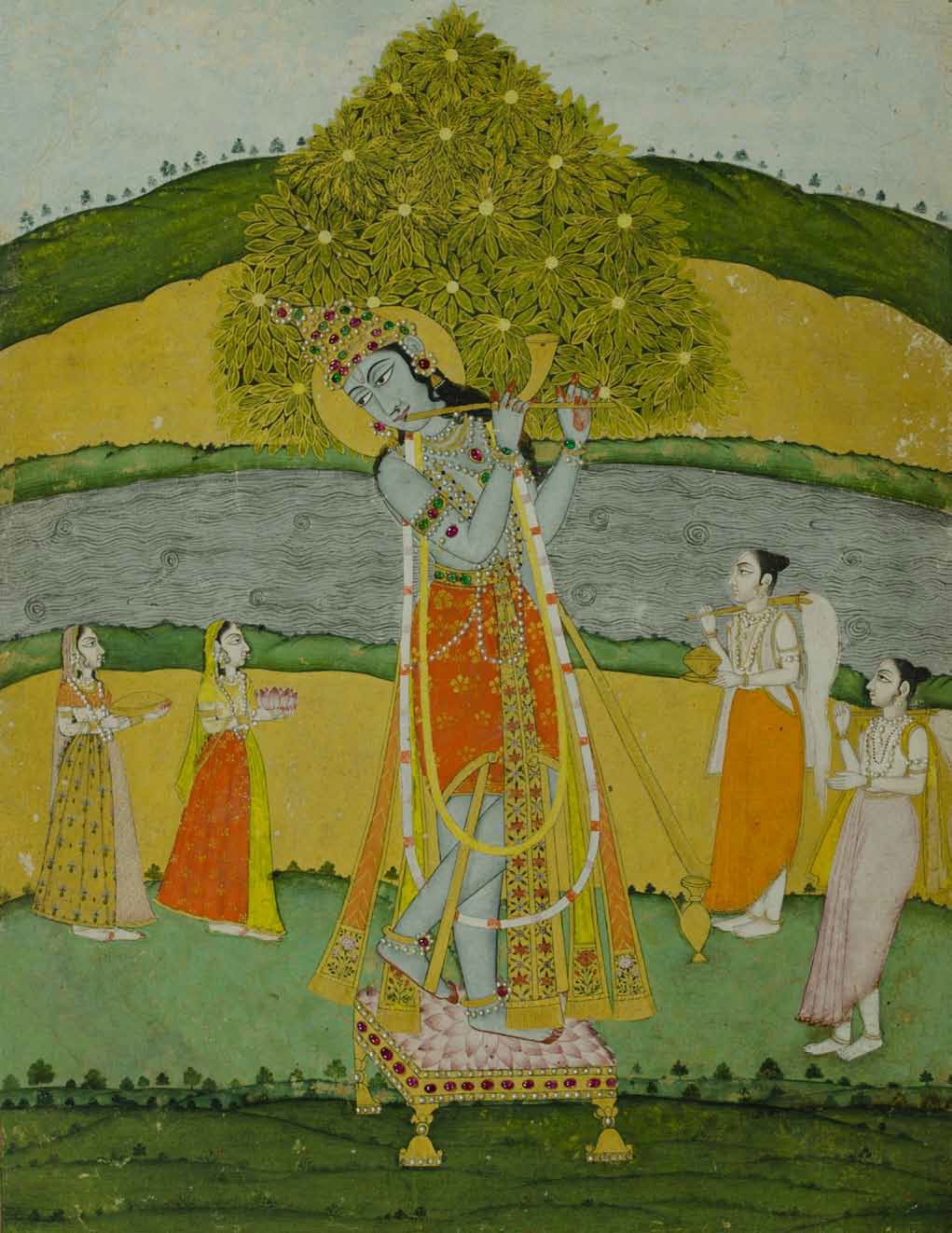 krishna fluting venugopal paintphotographs