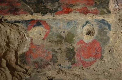 Bamya canve oil painting National Research Institute for Cultural Properties, Tokyo_paintphotographs