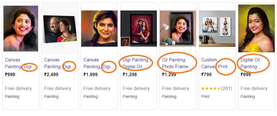 mis-selling by digital artist, misleading ads by digital artist, digital paintings,  